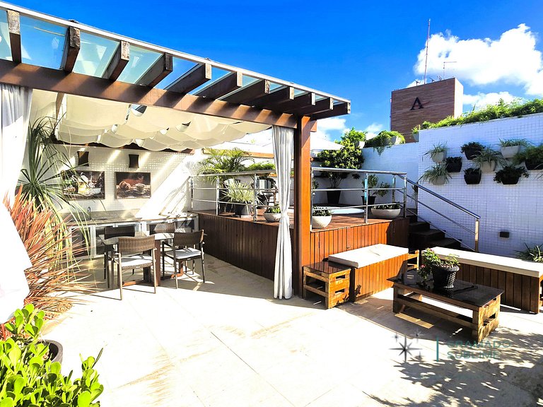 Incredible penthouse on the beach in Cabo Branco