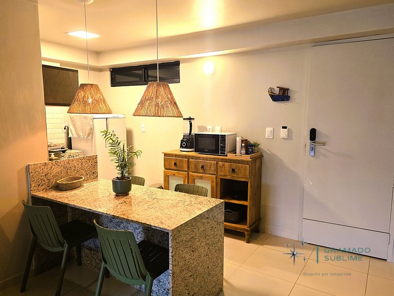 Incrível Flat Beira-Mar em Tabatinga