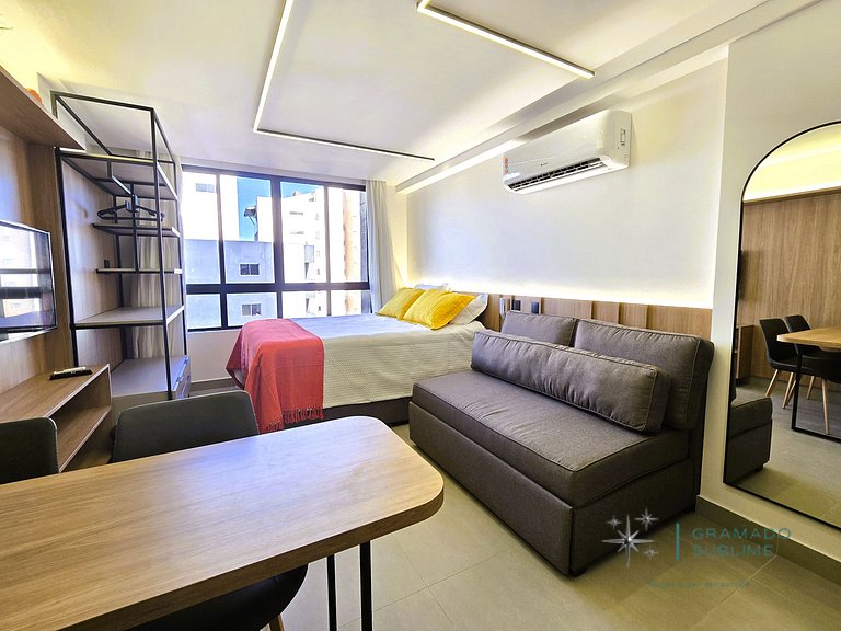 EmuNah509 - Aconchegante Flat em Ponta de Campina