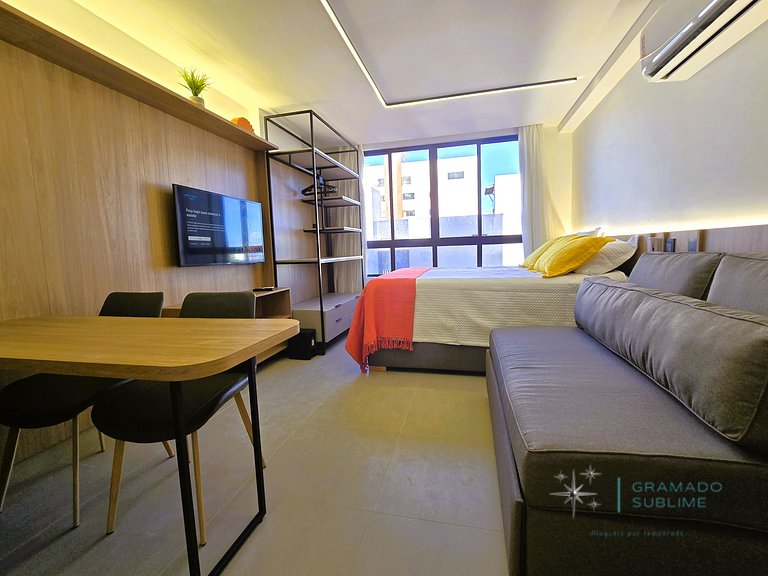 EmuNah509 - Aconchegante Flat em Ponta de Campina