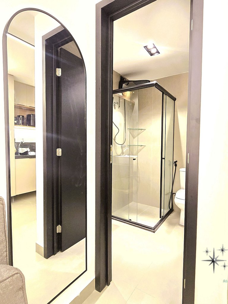 EmuNah509 - Aconchegante Flat em Ponta de Campina